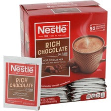 Hot Cocoa Mix, Rich Chocolate, .71oz, 50/box