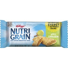 Nutri-grain Soft Baked Breakfast Bars, Apple-cinnamon, Indv Wrapped 1.3 Oz Bar, 16/box