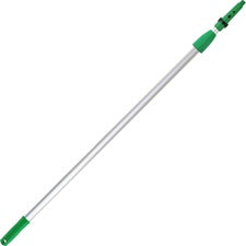 Opti-loc Extension Pole, 8 Ft, Two Sections, Green/silver