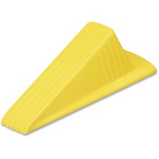 Giant Foot Doorstop, No-slip Rubber Wedge, 3.5w X 6.75d X 2h, Safety Yellow