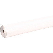 Pacon Antimicrobial Paper Rolls - School, Drawing, Banner, Display, Office, Restaurant, Sketching - 48"Width x 200 ftLength - 1 Roll - White - Paper