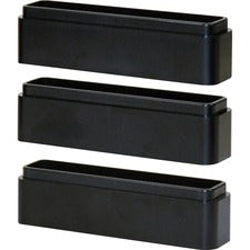 DAC Stax Monitor Riser Blocks - 1.3" Height x 6" Width x 1.5" Depth - Black