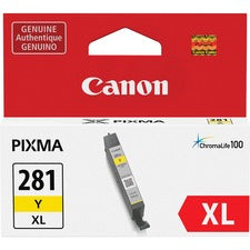 Canon CLI-281XL Original Inkjet Ink Cartridge - Yellow - 1 Each - Inkjet - 1 Each