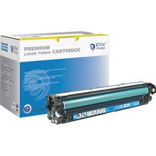 Elite Image Remanufactured Laser Toner Cartridge - Alternative for HP 650A (CE270A) - Cyan - 1 Each - Laser - 1 Each