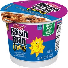 Breakfast Cereal, Raisin Bran Crunch, Single-serve 2.8 Oz Cup, 6/box