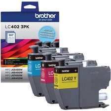 Brother Original Standard Yield Inkjet Ink Cartridge - Cyan, Magenta, Yellow - 3 Pack - Inkjet - Standard Yield - 3 Pack