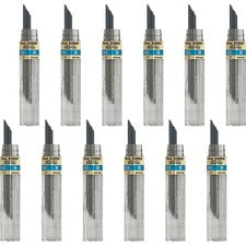 Pentel Super Hi-Polymer Leads - 0.7 mmMedium Point - B - Black - 144 / Box