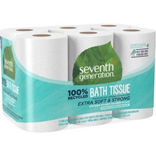100% Recycled Bathroom Tissue, Septic Safe, 2-ply, White, 240 Sheets/roll, 12 Rolls/pack, 4 Packs/carton