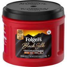 Coffee, Black Silk, 22.6 Oz Canister