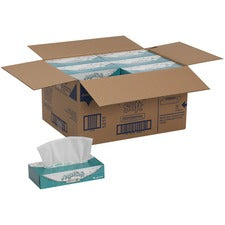 Premium Facial Tissues In Flat Box, 2-ply, White, 100 Sheets, 30 Boxes/carton
