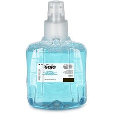 Gojo&reg; LTX-12 Pomeberry Foam Handwash Refill - Pomegranate Scent - 40.6 fl oz (1200 mL) - Bottle Dispenser - Hand - Light Blue - Bio-based - 1 Each