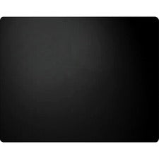 Leather Desk Pad With Coaster, 19 X 24, Black