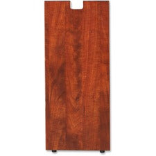Lorell Cherry Laminate Credenza Leg - Rectangular Base - 28" Height x 11.75" Width x 1" Depth - Assembly Required - Cherry, Laminated