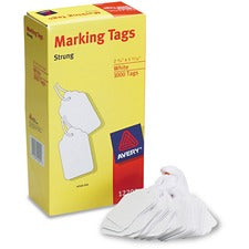 Medium-weight White Marking Tags, 2.75 X 1.69, 1,000/box
