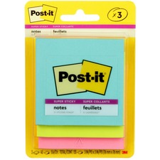 Post-it Super Sticky Notes Pad - MMM65415SSCP 