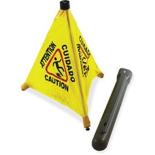 Impact Products 31" Pop Up Safety Cone - 1 Each - 18" Width - Cone Shape - Plastic - Black, Yellow