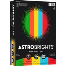 Astrobrights Color Paper - Letter - 8 1/2" x 11" - 24 lb Basis Weight - 500 / Ream - FSC, Green Seal - Acid-free, Lignin-free