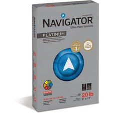Navigator Platinum Superior Productivity Multipurpose Paper - Silky Touch - 11" x 17" - 20 lb Basis Weight - Smooth - 2500 / Carton - Jam-free, Chlorine-free