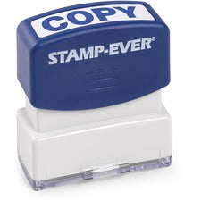 Trodat Pre-inked Stamp - Message Stamp - "COPY" - 0.56" Impression Width x 1.69" Impression Length - Blue - 1 Each - TAA Compliant