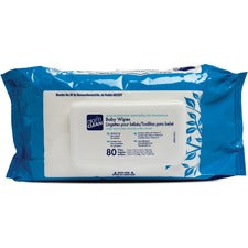 PDI Nice'n Clean Baby Wipes - 7.90" x 6.60" - Blue - Paraben-free, Latex-free, Resealable, Alcohol-free, Hypoallergenic, Moist - For Skin - 80