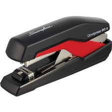Swingline Omnipress 60 Stapler - 60 Sheets Capacity - 210 Staple Capacity - Full Strip - 5/16" Staple Size - Black, Red