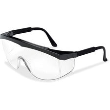 Crews Stratos Wraparound Design Glasses - Adjustable Temple, Comfortable, Lightweight, Scratch Resistant - Ultraviolet Protection - 1 Each
