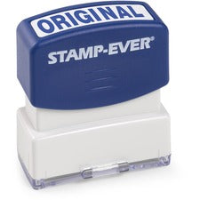 Trodat Pre-inked ORIGINAL Stamp - Text Stamp - "ORIGINAL" - 1.69" Impression Width x 0.56" Impression Length - 50000 Impression(s) - Blue - 1 Each - TAA Compliant