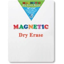 Flipside Magnetic Dry Erase Board - 18" (1.5 ft) Width x 24" (2 ft) Height - White Surface - Rectangle - 1 Each