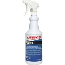 Betco BTB Instant Mildew Stain Remover - Spray - 32 fl oz (1 quart) - Apple Scent - 1 Each - Amber