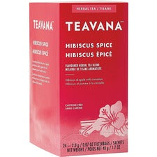 Teavana Hibiscus Spice Herbal Tea Bag - 1.7 oz - 24 / Box