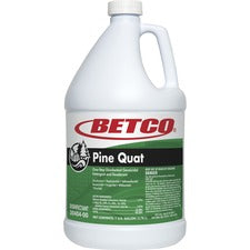 Betco Pine Quat Disinfectant - 128 fl oz (4 quart) - Pine Scent - 1 Each - Green