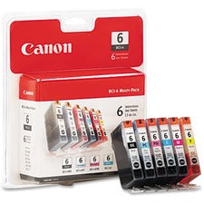 Canon BCI-6 Original Ink Cartridge - Inkjet - Black, Cyan, Magenta, Yellow, Light Cyan - 1 Each