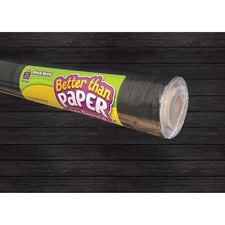Teacher Created Resources Bulletin Board Roll - Bulletin Board, Poster, Student - 12 ftHeight x 48"Width - 1 Roll - Black Wood - Fabric