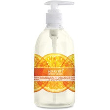 Seventh Generation Hand Wash - Mandarin Orange and Grapefruit Scent - 12 fl oz (354.9 mL) - Pump Bottle Dispenser - Hand - Orange - Rich Lather, Triclosan-free, Non-toxic, Dye-free, Bio-based, Phthalate-free - 1 Each