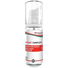 SC Johnson Complete Hand Sanitizer Foam - 1.6 fl oz (47 mL) - Pump Bottle Dispenser - Kill Germs - Hand - Clear - Dye-free, Non-drying, Hygienic - 1 Each