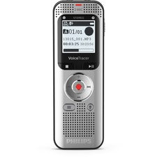Philips VoiceTracer DVT2050 Audio Recorder - 8GB memory - microSD Supported - 1.3" LCD backlit display - up to 50 hours recording - Rechargeable - PC and MAC compatible
