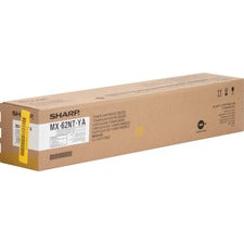Sharp Yellow Sharp Sharp MX62NTYA Original Toner Cartridge - Laser - High Yield ...