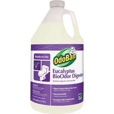 OdoBan Professional BioOdor Digester Refill - Liquid - 128 fl oz (4 quart) - Eucalyptus Scent - 1 Each - Purple