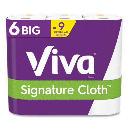 Signature Cloth Choose-a-sheet Kitchen Roll Paper Towels, 2-ply, 11 X 5.9, White, 78 Sheets/roll, 6 Roll/pack, 4 Packs/carton