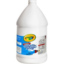 Washable Paint, White, 1 Gal Bottle