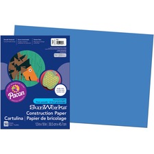 Sunworks Construction Paper, 50 Lb Text Weight, 12 X 18, Blue, 50/pack