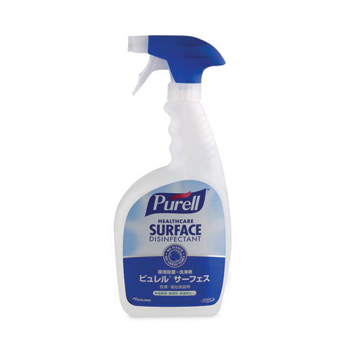 Healthcare Surface Disinfectant, Fragrance Free, 32 Oz Spray Bottle, 6/carton