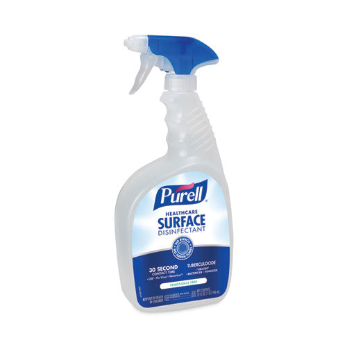 Healthcare Surface Disinfectant, Fragrance Free, 32 Oz Spray Bottle, 6/carton