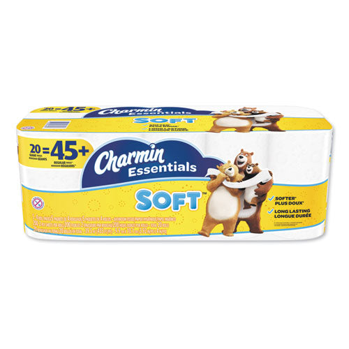 Essentials Soft Bathroom Tissue, Septic Safe, 2-ply, White, 330 Sheets/roll, 30 Rolls/carton