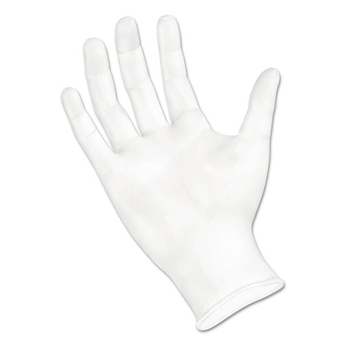 Exam Vinyl Gloves, Powder/latex-free, 3 3/5 Mil, Clear, Large, 100/box