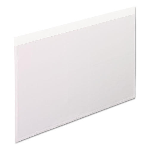 Self-adhesive Pockets, 4 X 6, Clear Front/white Backing, 100/box