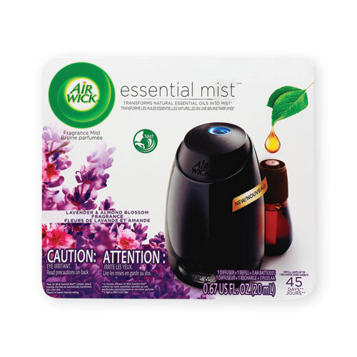 Essential Mist Starter Kit, Lavender And Almond Blossom, 0.67 Oz Bottle