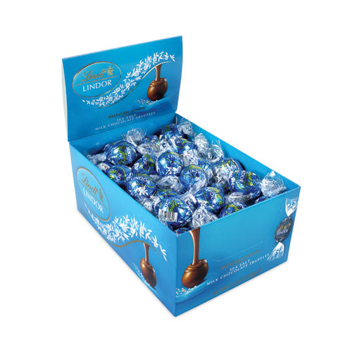 Lindor Truffles Milk Chocolate Sea Salt, 1.85 Lb, 60 Pieces/bag, Ships In 1-3 Business Days