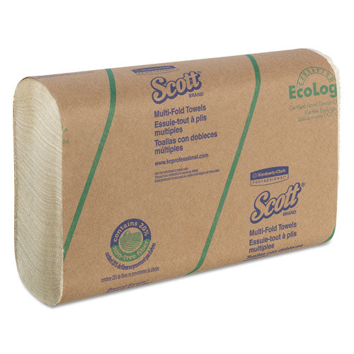 Essential Multi-fold Towels, Absorbency Pockets, 1-ply, 9.2 X 9.4, White, 250/pack, 16 Packs/carton