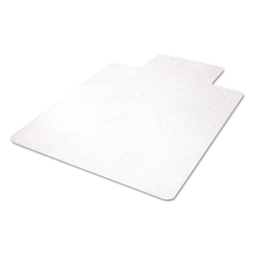 Economat All Day Use Chair Mat For Hard Floors, 45 X 53, Wide Lipped, Clear